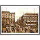 Victoria Hotel Unter Den Linden Berlin Germany, A New Print Of a Vintage European Street Scene Victoria Hotel Unter Den Linden Berlin Germany, A New Print Of a Vintage European Street Scene