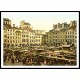 Warsaw Poland, A New Print Of a Vintage European Street Scene