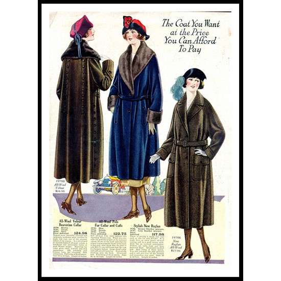 1922 Simpson Catalog 3, A New Print Of a Fashion Poster