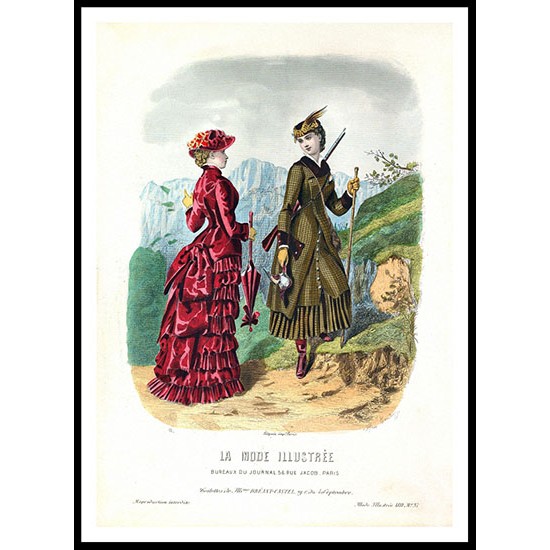 Alady in a Hunting Costume 1822, A New Print Of a Fashion Poster