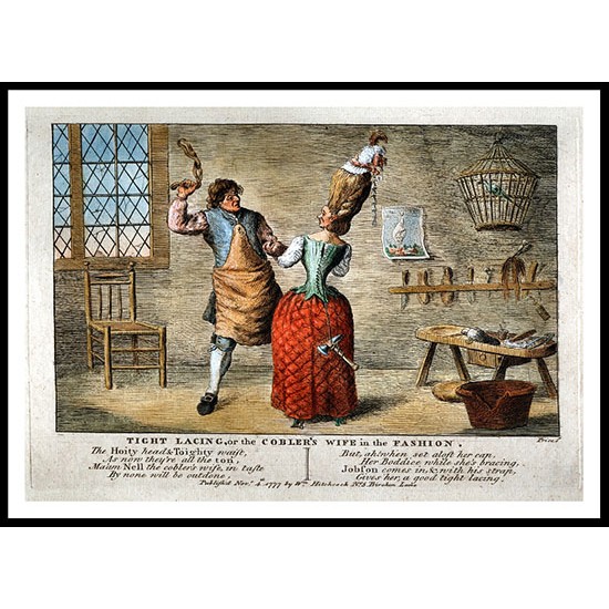 Cobblers Wife 1777, A New Print Of a Fashion Poster