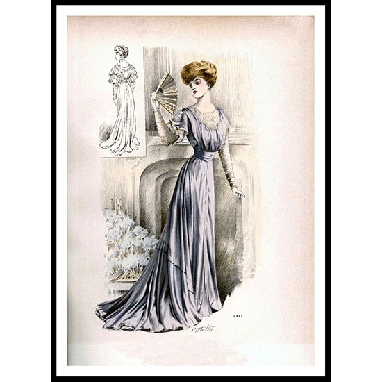 Edwardian Fashion Series 1 - 9, A New Print Of a Fashion Poster