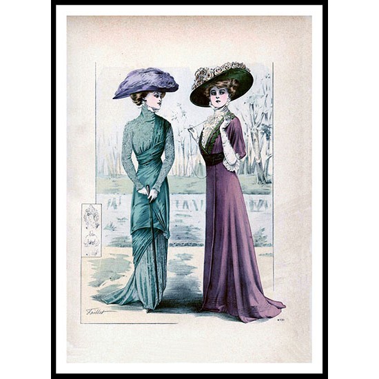 Edwardian Fashion Series 1 - 13, A New Print Of a Fashion Poster