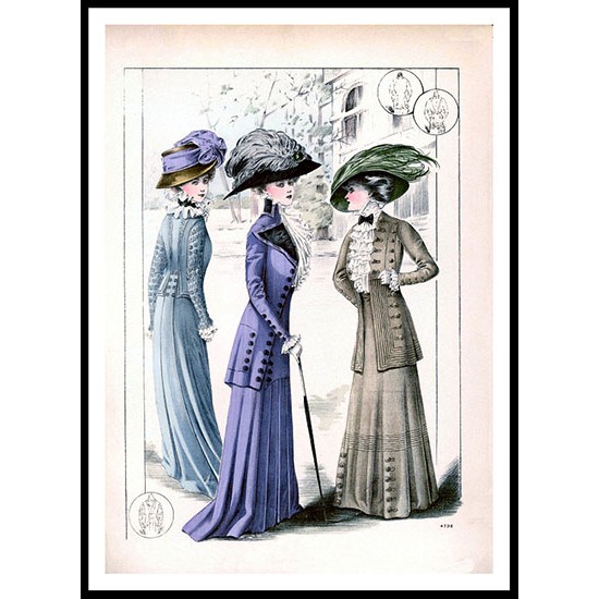 Edwardian Fashion Series 1 - 14, A New Print Of a Fashion Poster