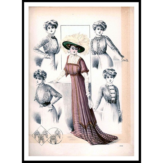 Edwardian Fashion Series 1 - 16, A New Print Of a Fashion Poster