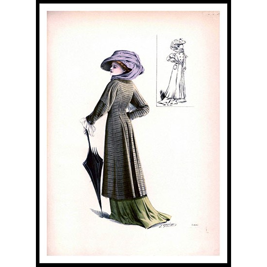 Edwardian Fashion Series 1 - 17, A New Print Of a Fashion Poster