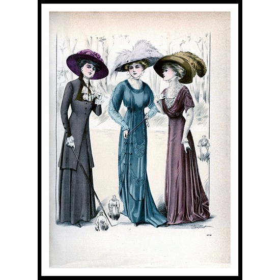 Edwardian Fashion Series 1 - 18, A New Print Of a Fashion Poster