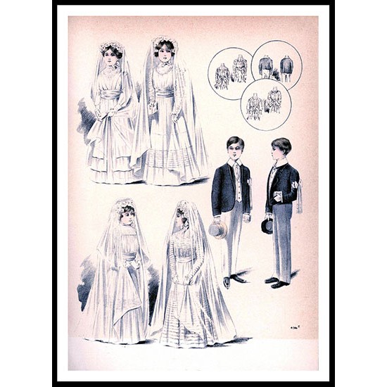 Edwardian Fashion Series 1 - 23, A New Print Of a Fashion Poster