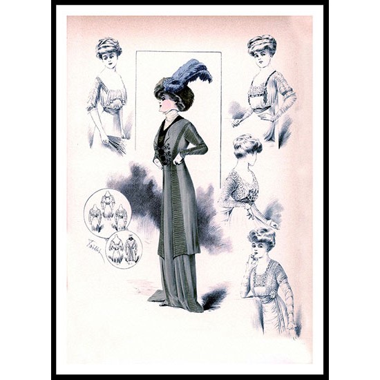 Edwardian Fashion Series 1 - 26, A New Print Of a Fashion Poster