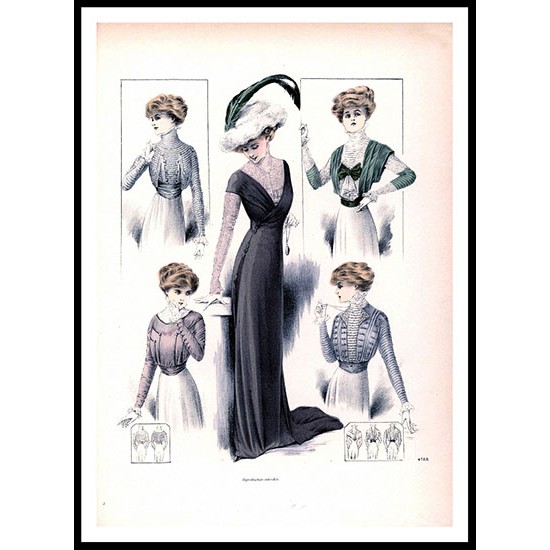 Edwardian Fashion Series 1 - 30, A New Print Of a Fashion Poster