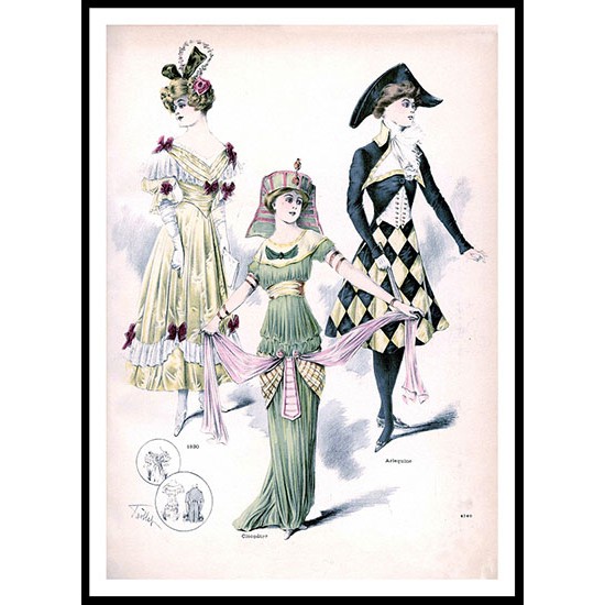 Edwardian Fashion Series 1 - 33, A New Print Of a Fashion Poster