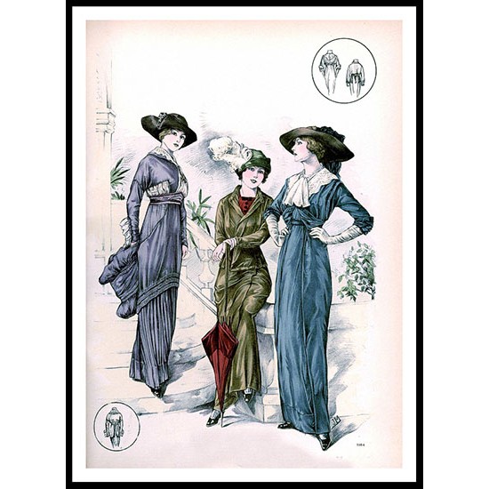 Edwardian Fashion Series 1 - 41, A New Print Of a Fashion Poster