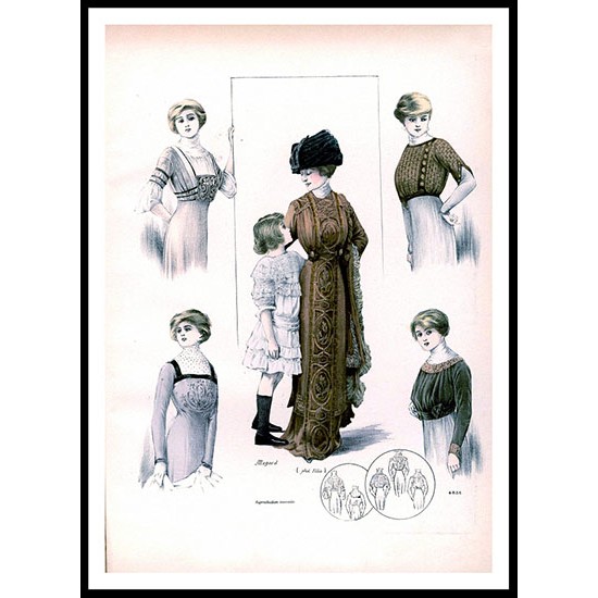 Edwardian Fashion Series 1 - 49, A New Print Of a Fashion Poster