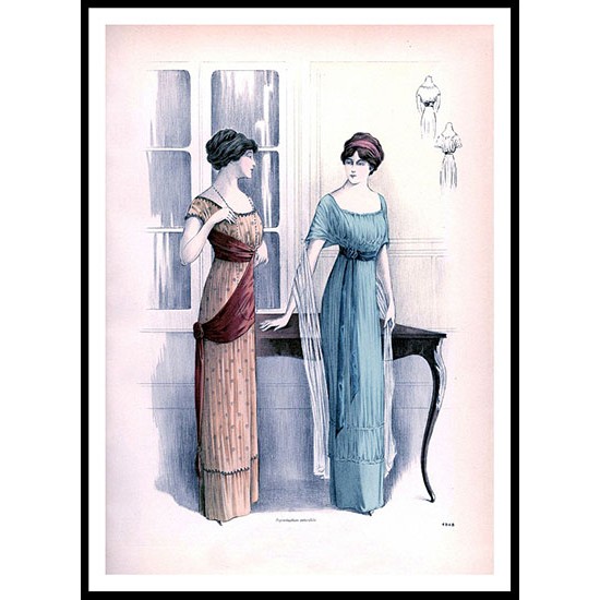 Edwardian Fashion Series 1 - 54, A New Print Of a Fashion Poster