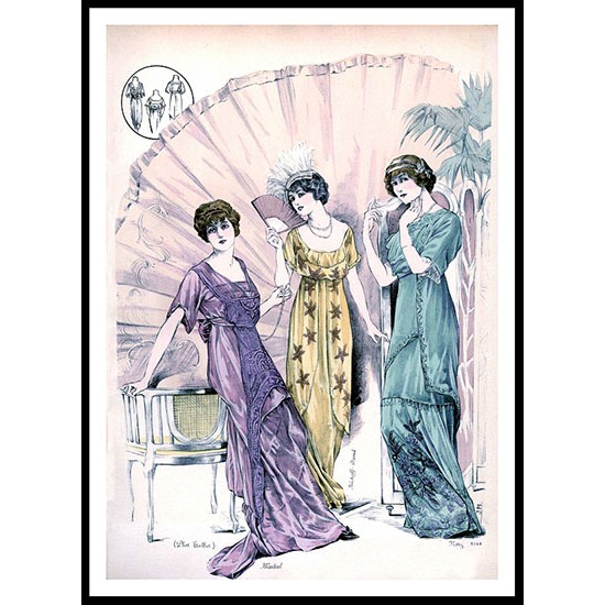 Edwardian Fashion Series 1 - 59, A New Print Of a Fashion Poster