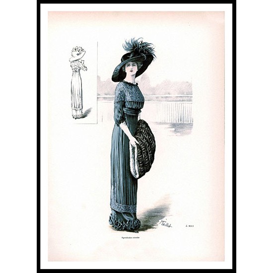 Edwardian Fashion Series 1 - 64, A New Print Of a Fashion Poster