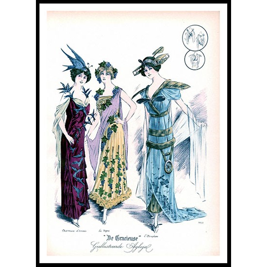 Edwardian Fashion Series 1 - 69, A New Print Of a Fashion Poster