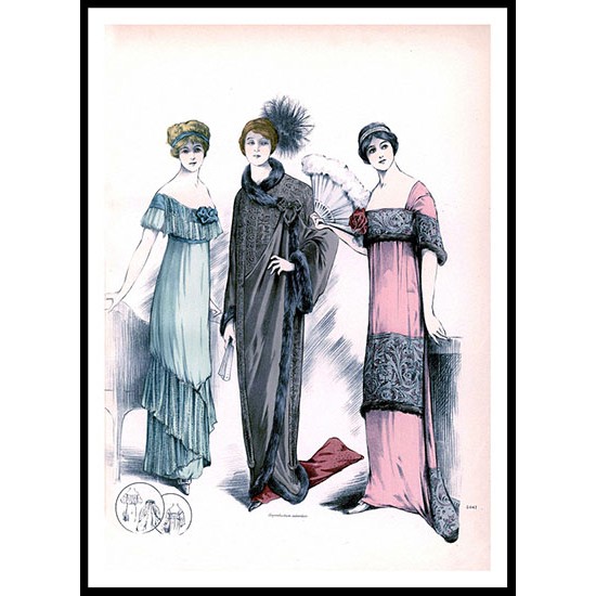 Edwardian Fashion Series 1 - 71, A New Print Of a Fashion Poster