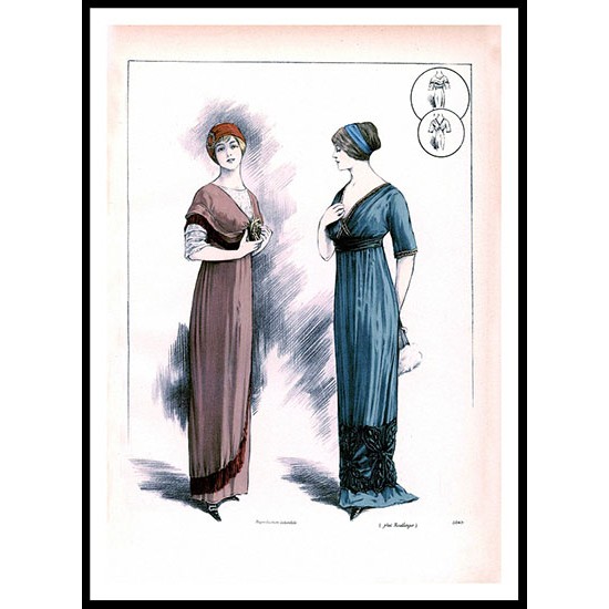 Edwardian Fashion Series 1 - 72, A New Print Of a Fashion Poster