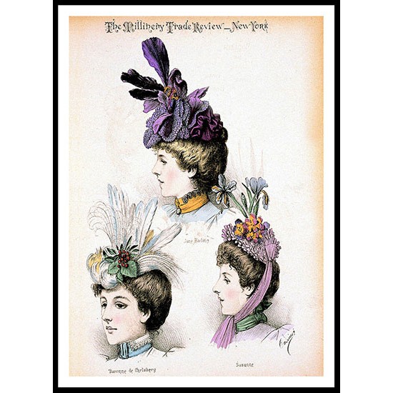 Edwardian Fashion Series 1 - 76, A New Print Of a Fashion Poster