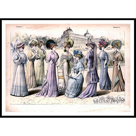 Edwardian Fashion Series 1 - 82, A New Print Of a Fashion Poster