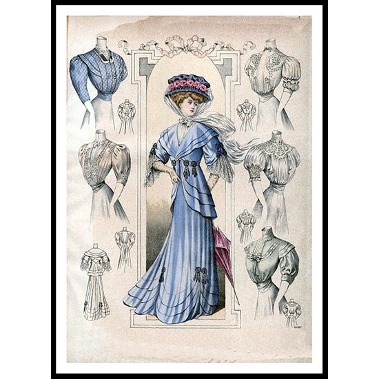 Edwardian Fashion Series 1 - 84, A New Print Of a Fashion Poster