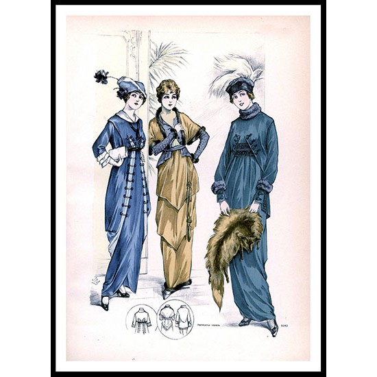 Edwardian Fashion Series 1 - 85, A New Print Of a Fashion Poster