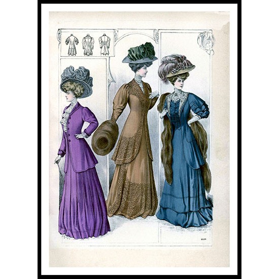 Edwardian Fashion Series 1 - 86, A New Print Of a Fashion Poster