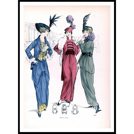 Edwardian Fashion Series 1 - 88, A New Print Of a Fashion Poster