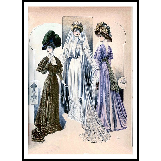 Edwardian Fashion Series 1 - 89, A New Print Of a Fashion Poster