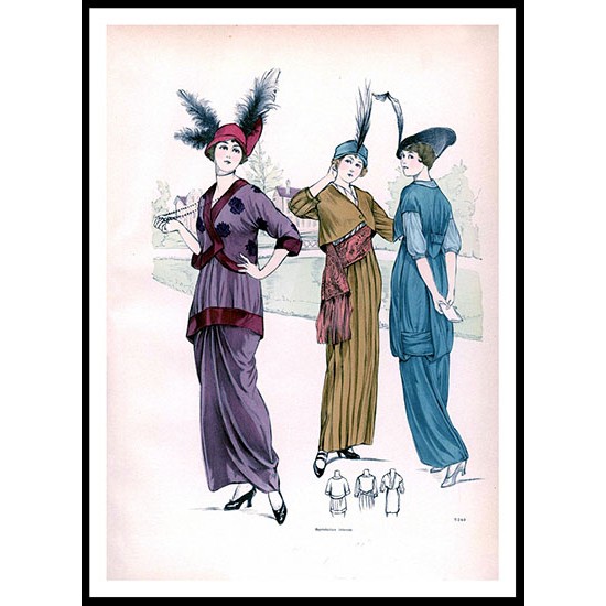 Edwardian Fashion Series 1 - 91, A New Print Of a Fashion Poster