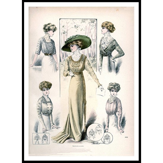 Edwardian Fashion  Series 2 - 19, A New Print Of a Fashion Poster