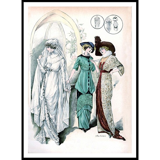 Edwardian Fashion  Series 2 - 28, A New Print Of a Fashion Poster