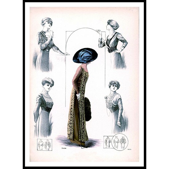 Edwardian Fashion  Series 2 - 34, A New Print Of a Fashion Poster