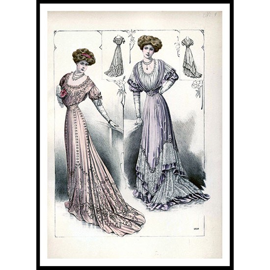 Edwardian Fashion  Series 2 - 87, A New Print Of a Fashion Poster