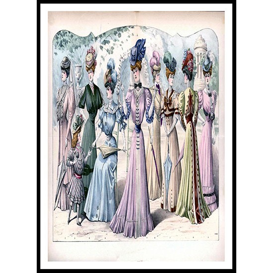 Fashion Series 3 - 74, A New Print Of a Fashion Poster