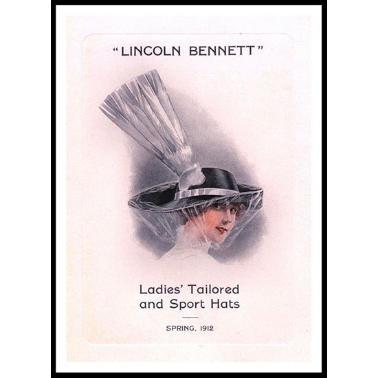 Lincoln Bennett 01, A New Print Of a Fashion Poster