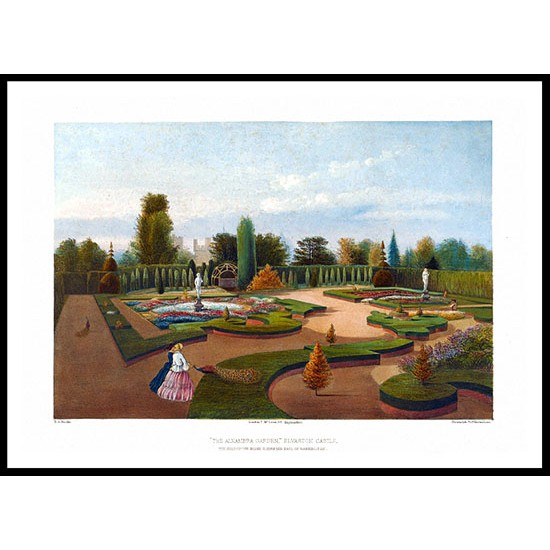 Gardens of England 11, A New Print Of a Vintage Flower Poster