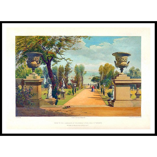 Gardens of England 18, A New Print Of a Vintage Flower Poster