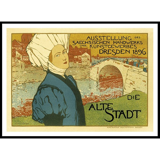 Alte Stadt, A New Print Of a Vintage French Ad