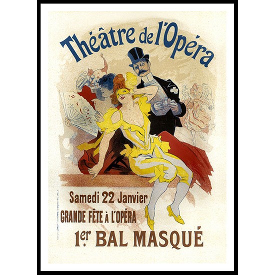 Bal Masque, A New Print Of a Vintage French Ad