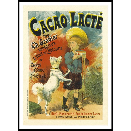 Cacao, A New Print Of a Vintage French Ad