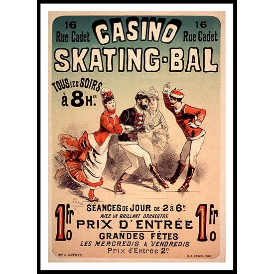 Casino 1876, A New Print Of a Vintage French Ad