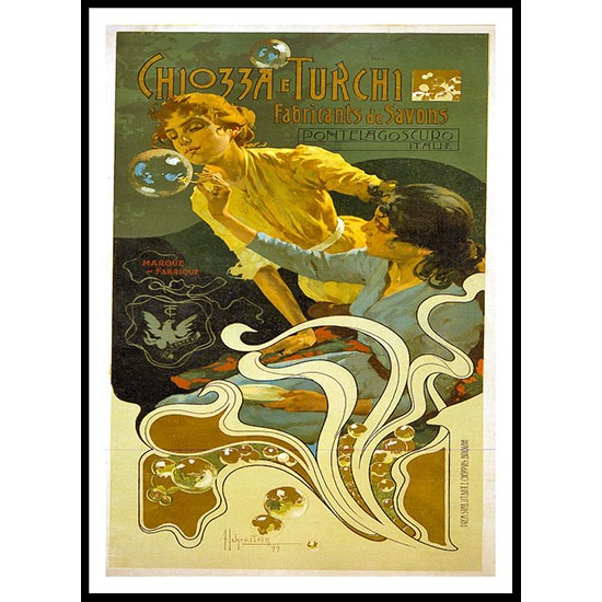 Chiozzae Turchifabricantsdesavons 1899, A New Print Of a Vintage French Ad