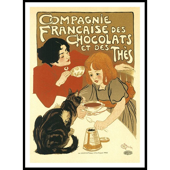 Chocolats, A New Print Of a Vintage French Ad