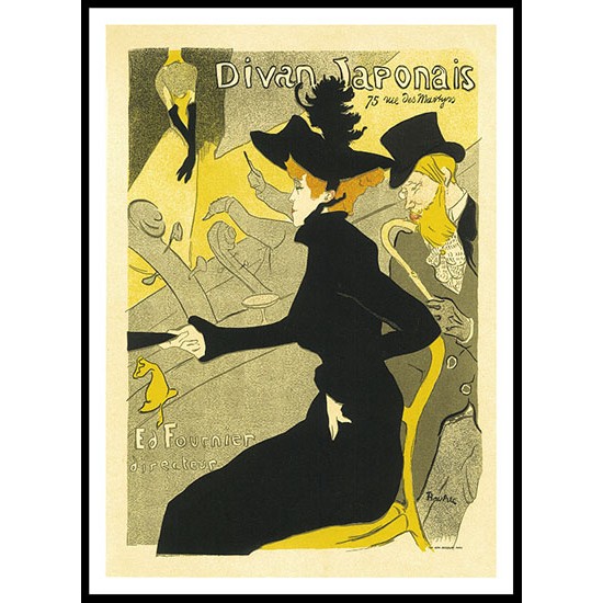 Divan, A New Print Of a Vintage French Ad