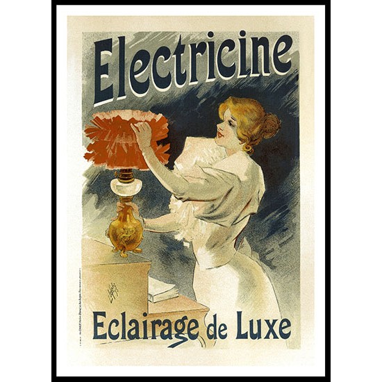 Electricine, A New Print Of a Vintage French Ad