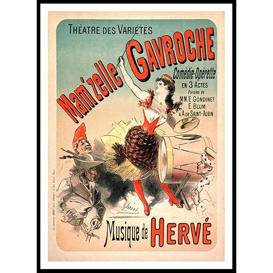 Gavroche 1885, A New Print Of a Vintage French Ad