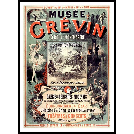 Grevin 1880, A New Print Of a Vintage French Ad