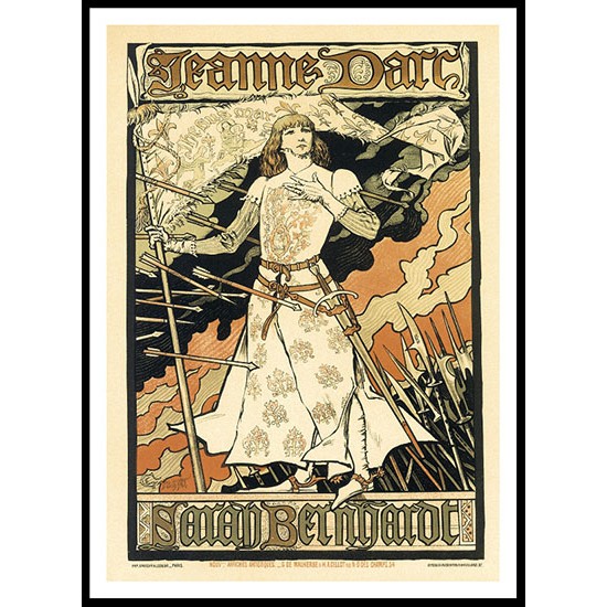 Jeanne Darc 2, A New Print Of a Vintage French Ad